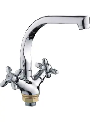 Смеситель для кухни Ledeme L5827-2 хром