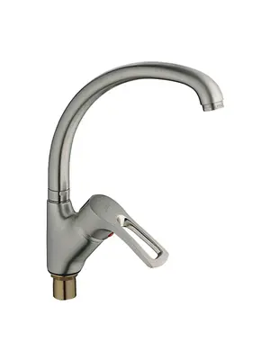 Смеситель для кухни Ledeme H25A L5925A суперсталь