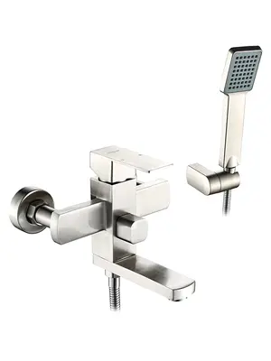 Смеситель для ванны Ledeme H33 L73233 суперсталь