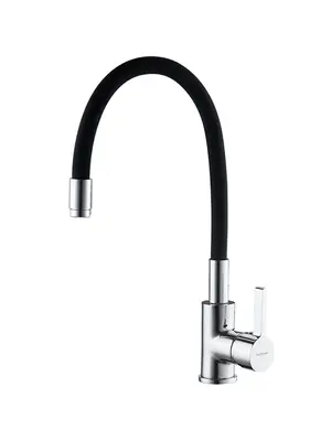 Смеситель для кухни с гибким изливом Ledeme Rainbow L4898-2 хром