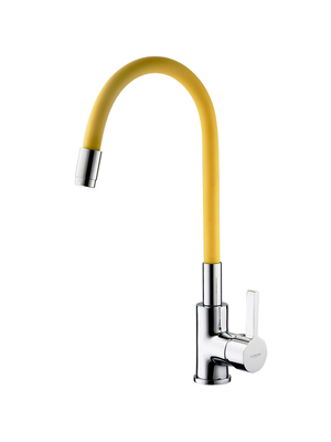 Смеситель для кухни с гибким изливом Ledeme Rainbow L4898-4 хром