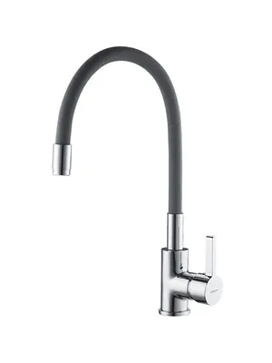 Смеситель для кухни с гибким изливом Ledeme Rainbow L4898-9 хром