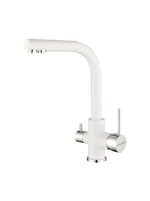 Смеситель для кухни Paulmark Essen Es213011-431 белый матовый