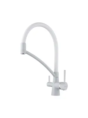 Смеситель для кухни Paulmark Siegen Si213111-WH белый матовый
