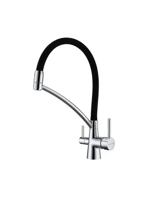 Смеситель для кухни Paulmark Siegen Si213111-CR хром/черный