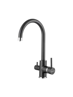 Смеситель для кухни Paulmark Essen Es213211-418 черный металлик