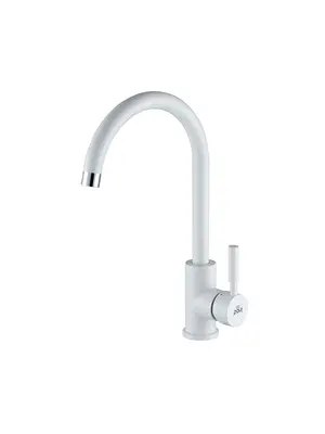 Смеситель для кухни Paulmark Holstein Ho212063-431 белый металлик