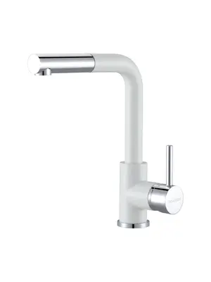 Смеситель для кухни Paulmark Kassel Ka214311-431 белый матовый