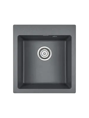 Мойка из камня Paulmark Kante 45 PM104651-DG графит кварц 46 х 51 см