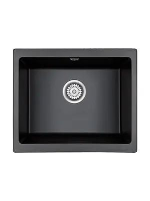 Мойка из камня Paulmark Gera 60 PM205546-BL черный кварц 55.5 х 46 см