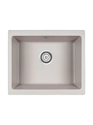 Мойка из камня Paulmark Gera 60 PM205546-GR серый кварц 55.5 х 46 см