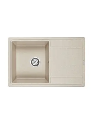 Мойка из камня Paulmark Flugen 50-780 PM217850-BE бежевый кварц 78 х 50 см