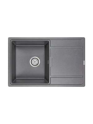 Мойка из камня Paulmark Flugen 50-780 PM217850-DG графит кварц 78 х 50 см