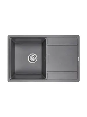 Мойка из камня Paulmark Flugen 50-780 PM217850-DG графит кварц 78 х 50 см