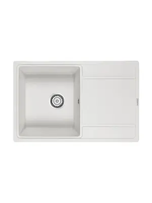 Мойка из камня Paulmark Flugen 50-780 PM217850-WH белый кварц 78 х 50 см