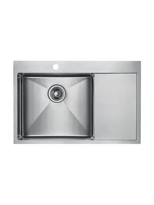 Мойка из нержавейки Paulmark Velten 78F PM807851-BSL брашированная сталь 78 х 51 см