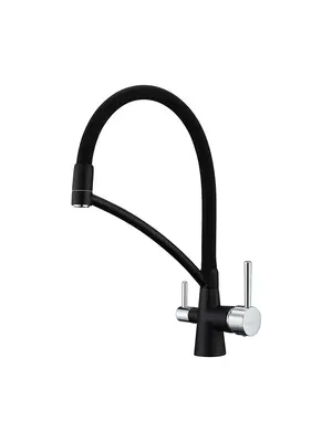 Смеситель для кухни Paulmark Siegen Si213111-418 черный металлик