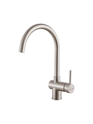 Смеситель для кухни Paulmark Bend Be212066-SS нержавеющая сталь