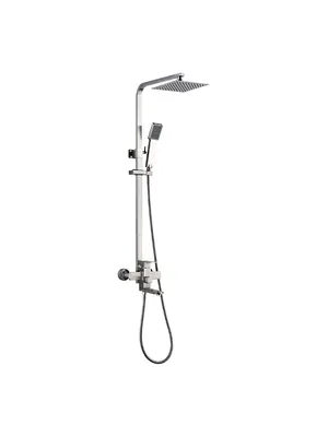 Душевая стойка со смесителем Ledeme R L72433 нержавеющая сталь