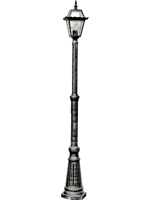 Садово-парковый светильник Arte Lamp Paris A1357PA-1BS