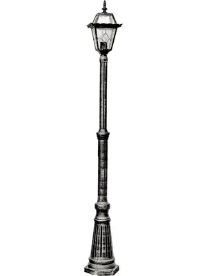 Садово-парковый светильник Arte Lamp Paris A1357PA-1BS