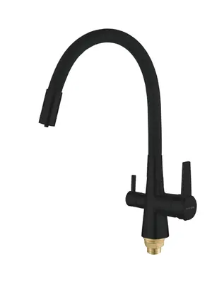 Смеситель для кухни с гибким изливом и фильтром Shevanik S668H