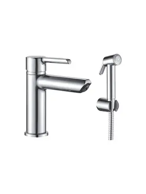 Смеситель для раковины с гигиеническим душем Shevanik S6071