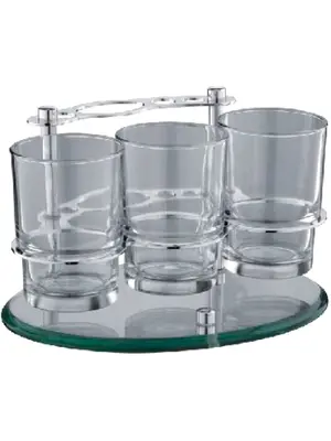 Держатель для зубных щеток Ledeme L106 хром