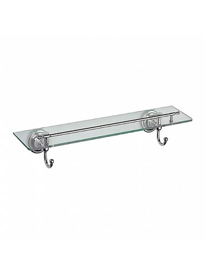Стеклянная полка Ledeme L1407 хром