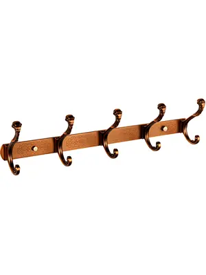 Планка с 5-ю крючками Ledeme L214-5 бронзовый