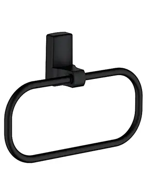 Полотенцедержатель кольцо Ledeme L30304B черный