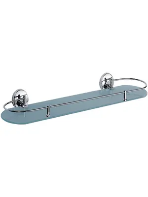 Стеклянная полка Ledeme L3307-1 хром