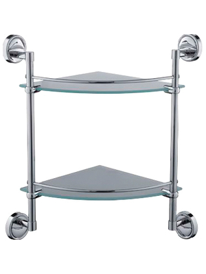 Полка стеклянная Ledeme L3507-2 хром