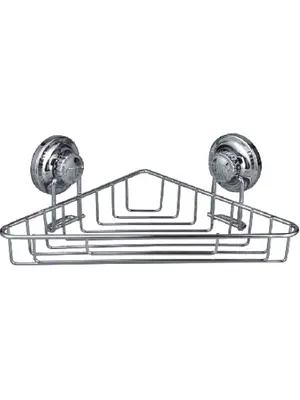 Полка металлическая Ledeme L3728-1 на присосках хром