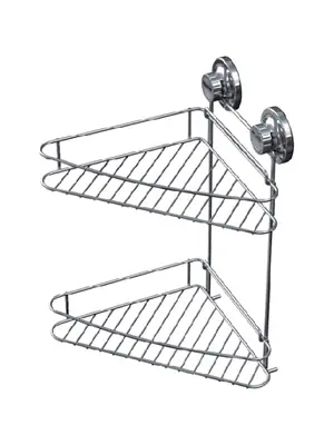 Полка металлическая Ledeme L3728-2 на присосках хром