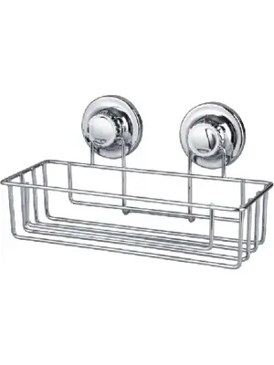 Полка металлическая Ledeme L3728 на присосках хром