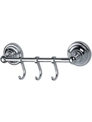 Держатель с 3-мя крючками Ledeme L1405-3 хром