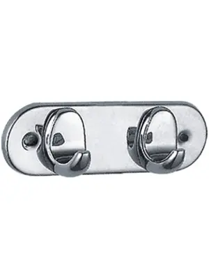 Двойной крючок Ledeme L1505-2 хром