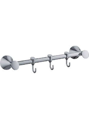 Держатель с 3-я крючками Ledeme L1615-3 хром