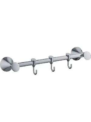 Держатель с 3-я крючками Ledeme L1615-3 хром