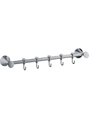 Держатель с 5-ю крючками Ledeme L1615-5 хром