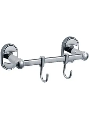 Держатель с 2-мя крючками Ledeme L1915-2 хром