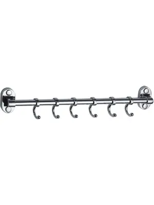 Держатель с 6-ю крючками Ledeme L209-6 хром