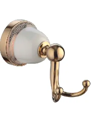 Двойной крючок Ledeme L3605G-2 золотой