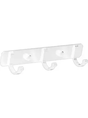 Планка с 3-мя крючками Ledeme L5516W-3 белый