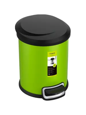 Ведро для мусора Ledeme L705-5 напольное зеленый