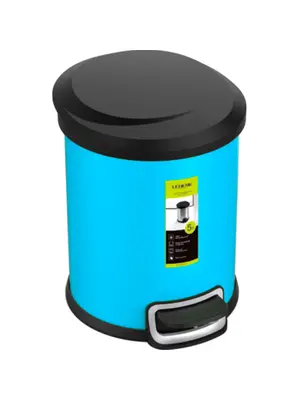 Ведро для мусора Ledeme L705-6 напольное голубой