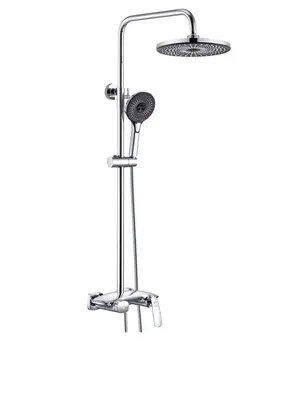 Душевая система с тропическим душем и смесителем Rose R1136