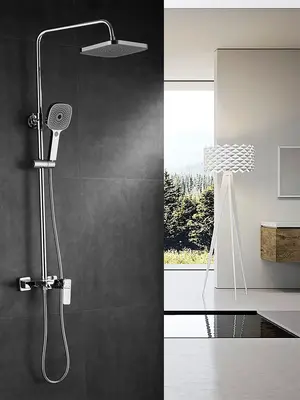 Душевая система с тропическим душем и смесителем Shevanik S9736