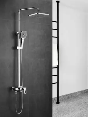 Душевая система с тропическим душем и смесителем Shevanik S8236